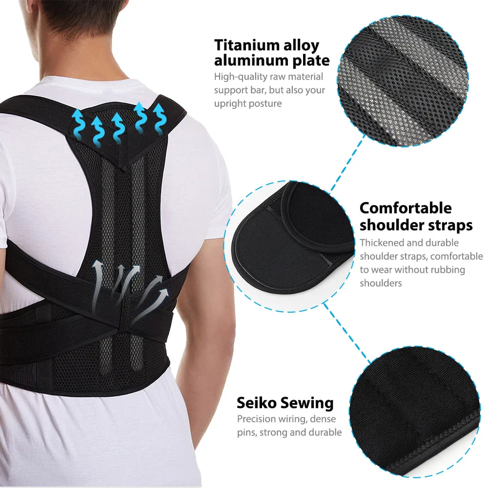 Back Brace Posture Corrector for Men