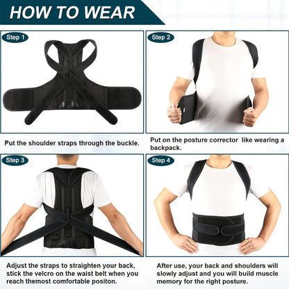 Back Brace Posture Corrector for Men